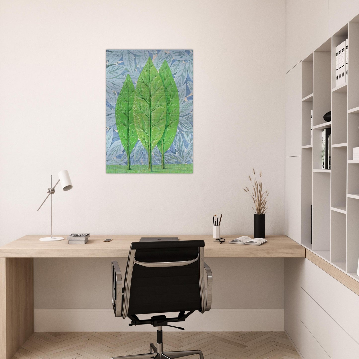 THE GOOD SEASON 1961 - Rene Magritte Brushed Aluminum Print - 70x100 cm / 28x40 inches | Rene Magritte Aluminum Print | Rene Magritte Prints