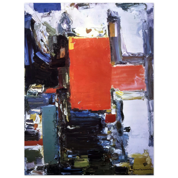 Hans Hofmann - Bird Cage Variation II 75x100 cm / 30x40inches Fine Art Poster