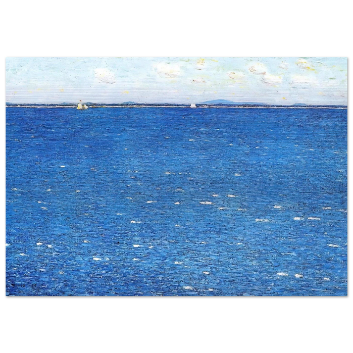 West Wind, Appledore - Childe Hassam Brushed Aluminum Print - 70x100 cm / 28x40 inches | Childe Hassam Aluminum Print | Childe Hassam Prints