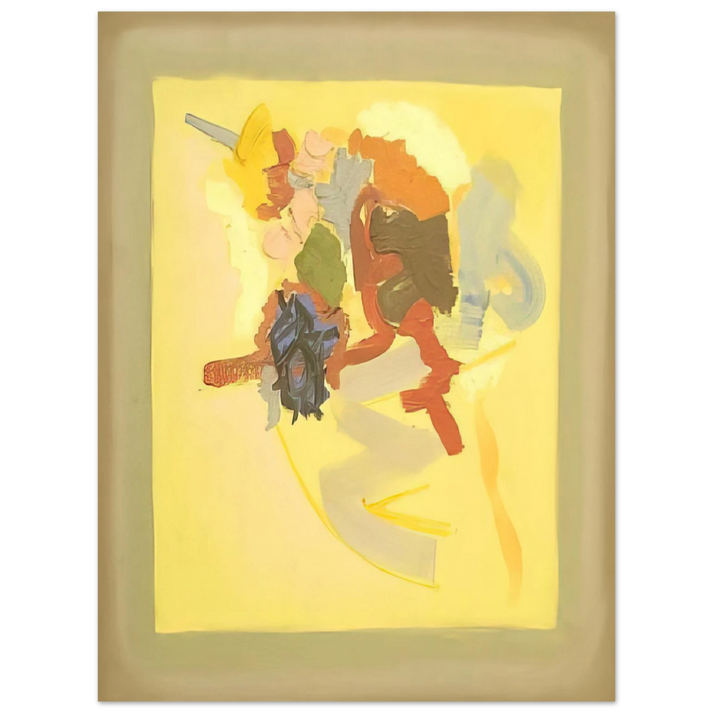John Ferren - Yellow Field - 1960 75x100 cm / 30x40inches Fine Art Poster