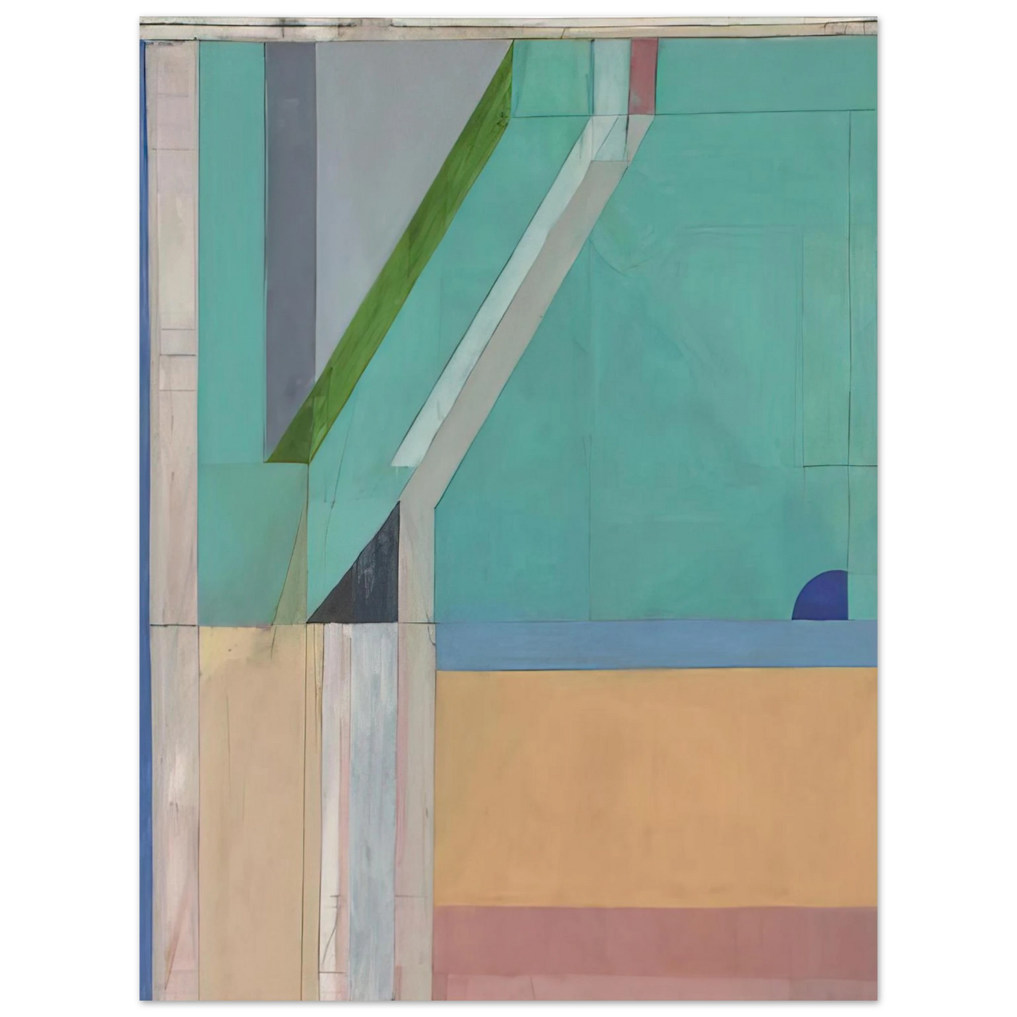 Richard Diebenkorn - Ocean Park #40 75x100 cm / 30x40inches Fine Art Poster