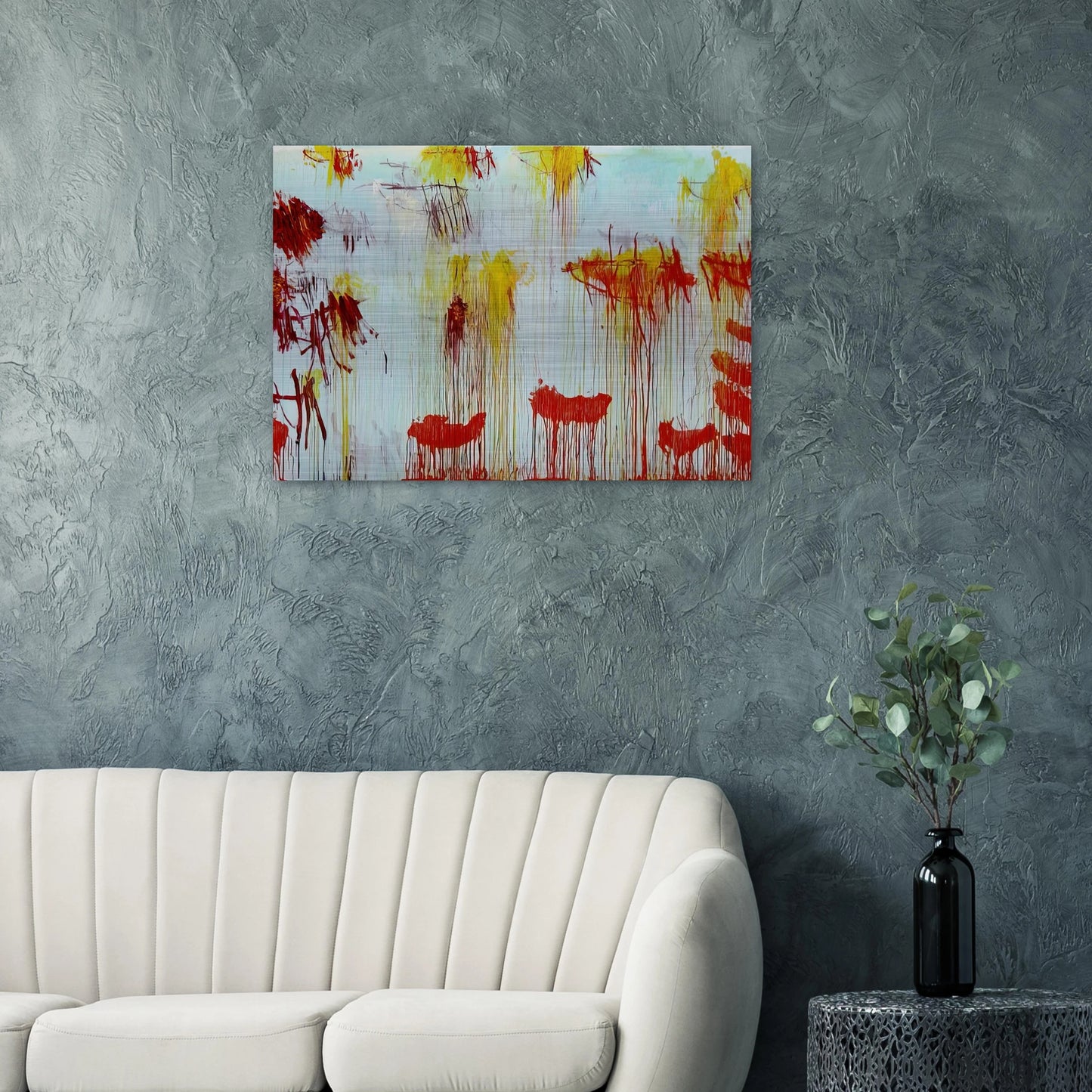 Lepanto, Part XI - Cy Twombly Brushed Aluminum Print - 70x100 cm / 28x40 inches | Cy Twombly Aluminum Print | Cy Twombly Prints