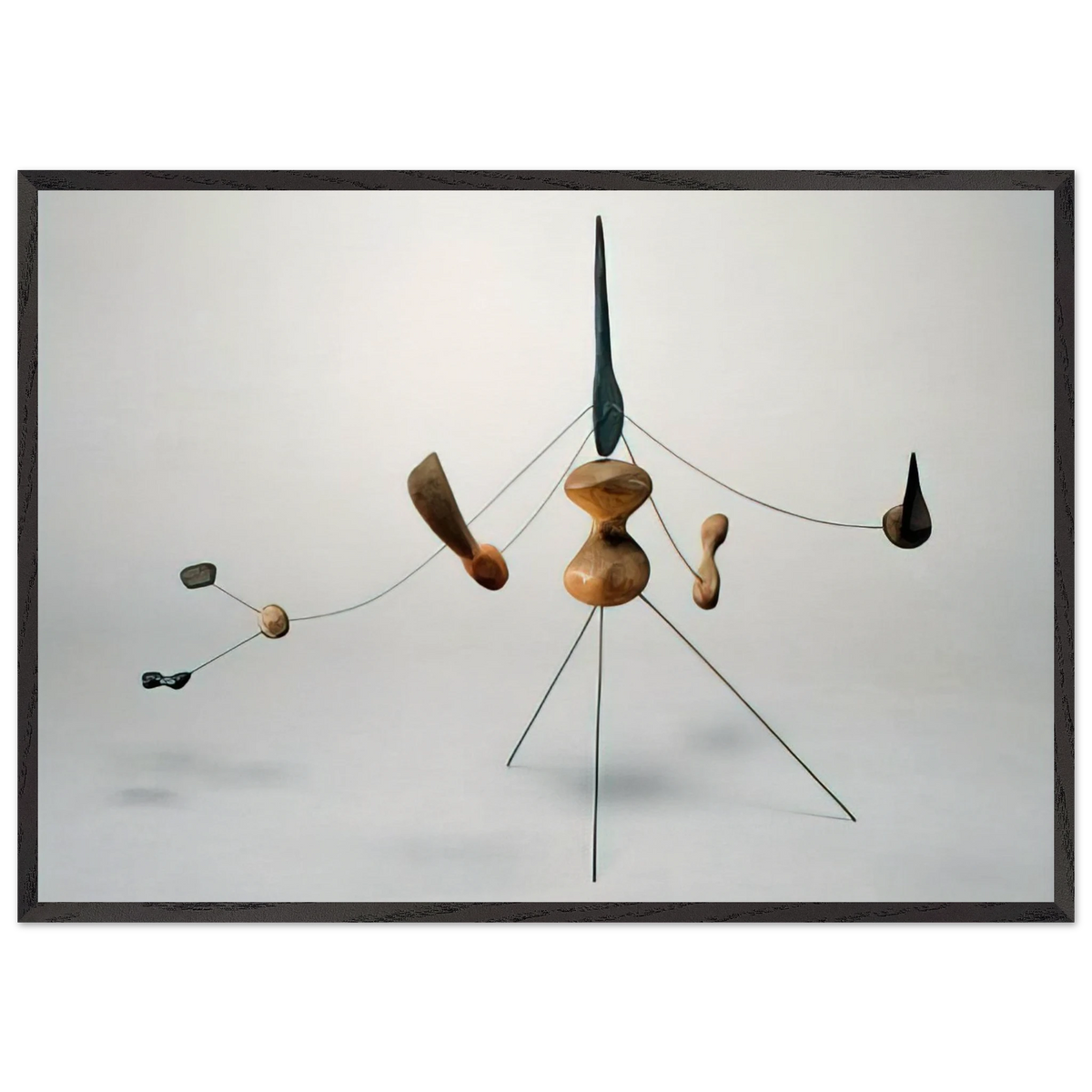 CONSTELLATION 1942 - Alexander Calder 70x100 cm / 28x40 inches Framed Art Print – Black Wooden Frame