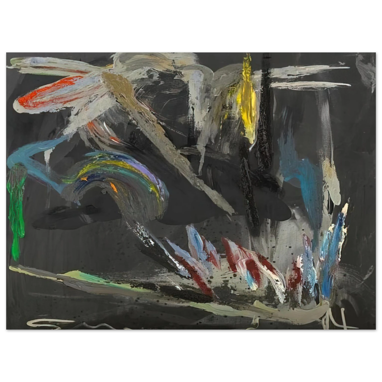 Stephen Mueller - Take That Back Black #282 - 1984 75x100 cm / 30x40inches Fine Art Poster