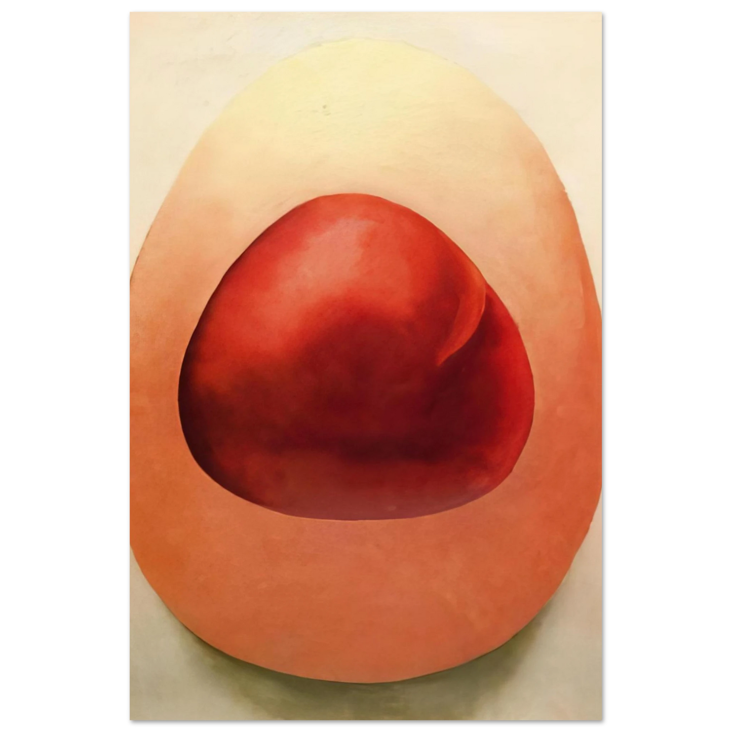 Georgia O'Keeffe - Red and Pink Rocks Fine Art Poster