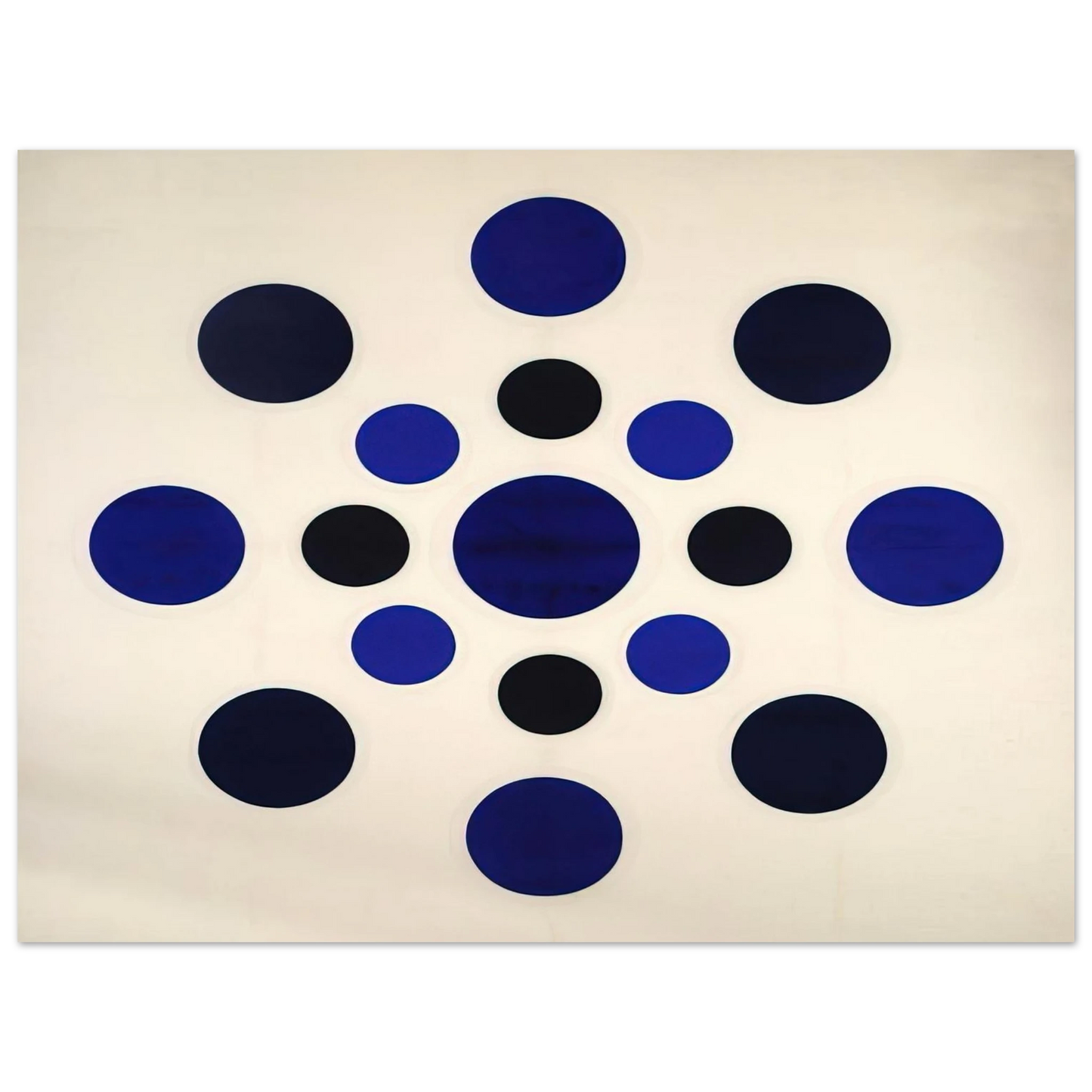 Thomas Downing - On Blue - 1963 75x100 cm / 30x40inches Fine Art Poster