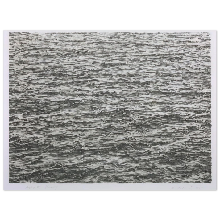 Vija Celmins - OCEAN 1975 75x100 cm / 30x40inches Fine Art Poster