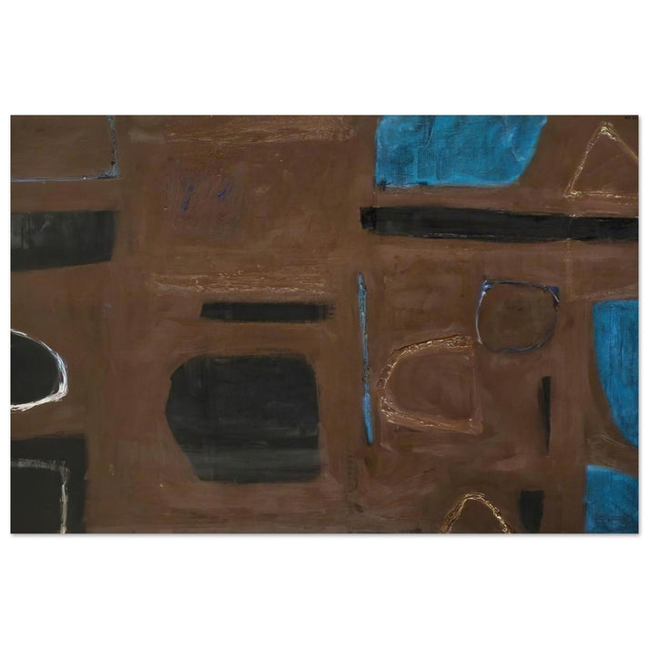 Brown and Black - 1960 - William Scott Art Prints - 100x150 cm / 40x60″ inches | William Scott Poster | William Scott Prints