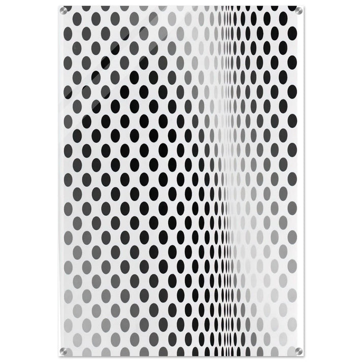 PAUSE 1964 - Bridget Riley Acrylic Print - 70x100 cm / 28x40″ inches