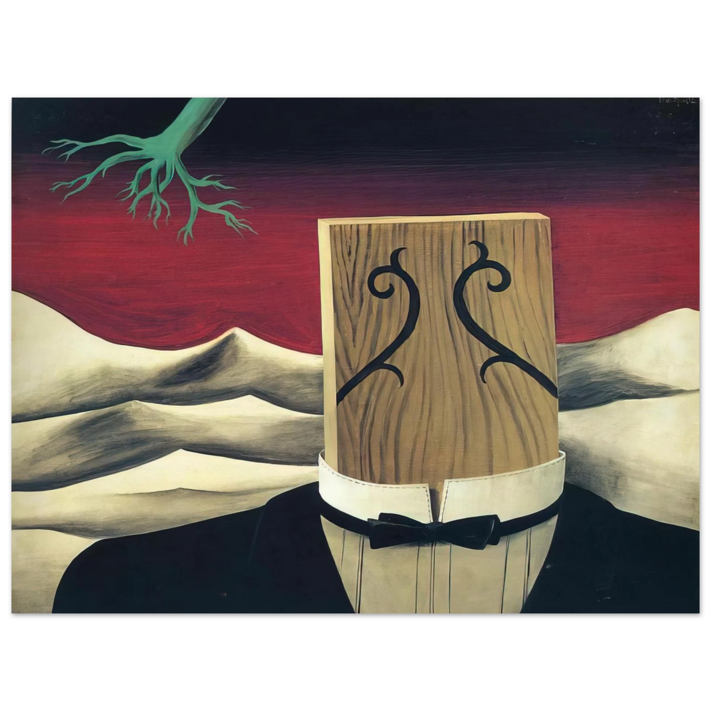 Rene Magritte - THE CONQUEROR 1926 75x100 cm / 30x40inches Fine Art Poster