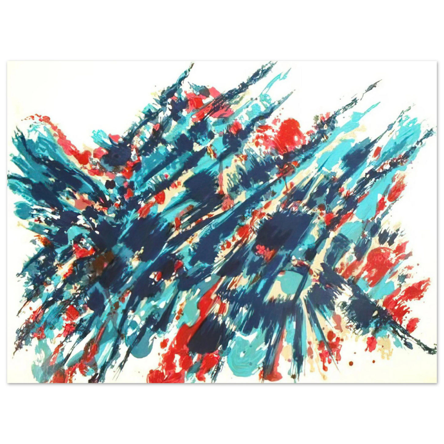 Alfred Manessier - Le Sang et l’eau - 1978 75x100 cm / 30x40inches Fine Art Poster