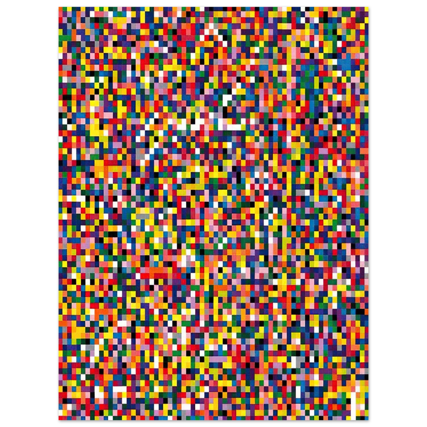 Gerhard Richter - 4900 COLOURS 2007 75x100 cm / 30x40inches Fine Art Poster