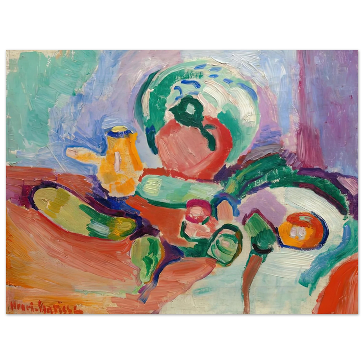 Henri Matisse - STILL LIFE WITH VEGETABLES 1905 75x100 cm / 30x40inches Fine Art Poster