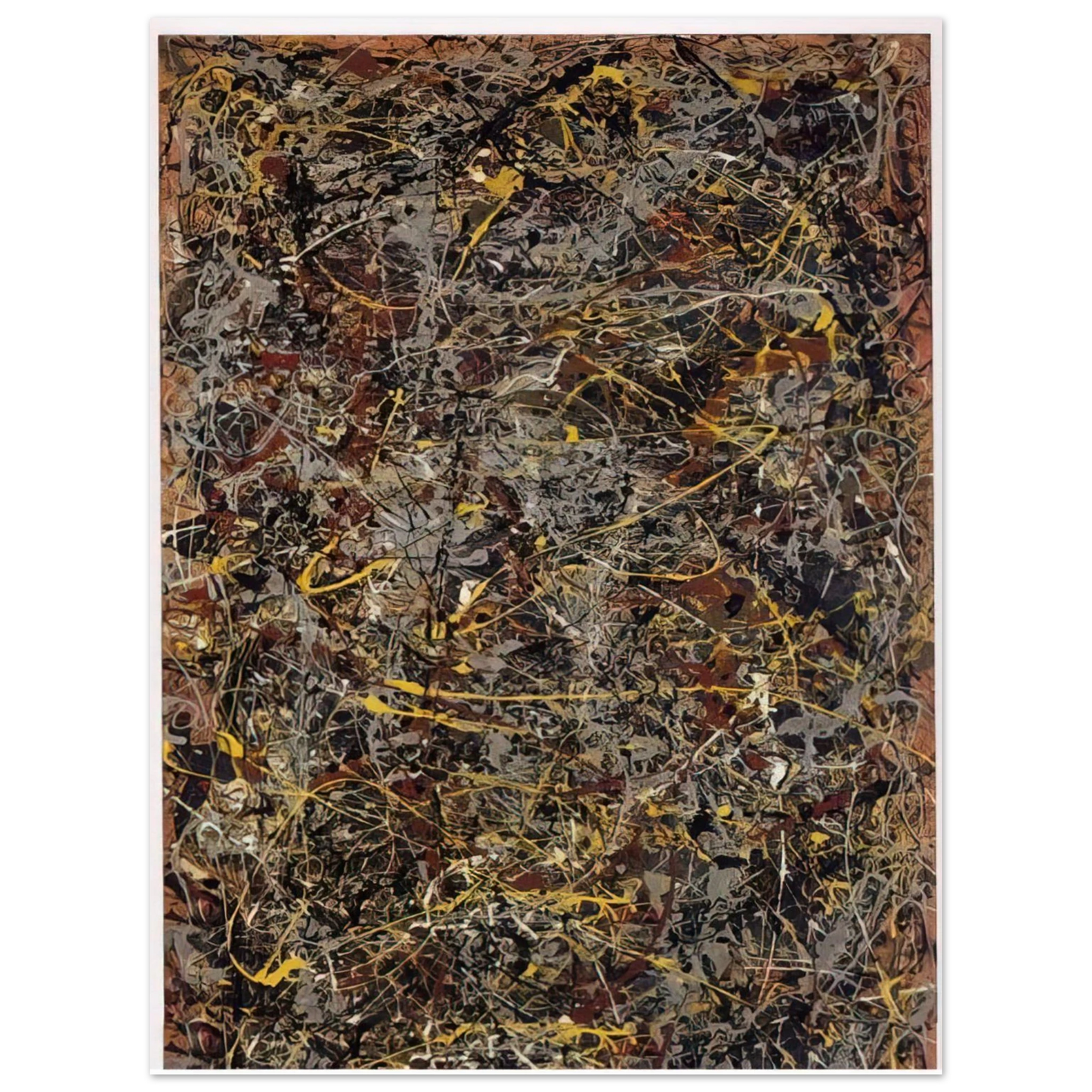 Jackson Pollock - NUMBER 5 1948 1 75x100 cm / 30x40inches Fine Art Poster