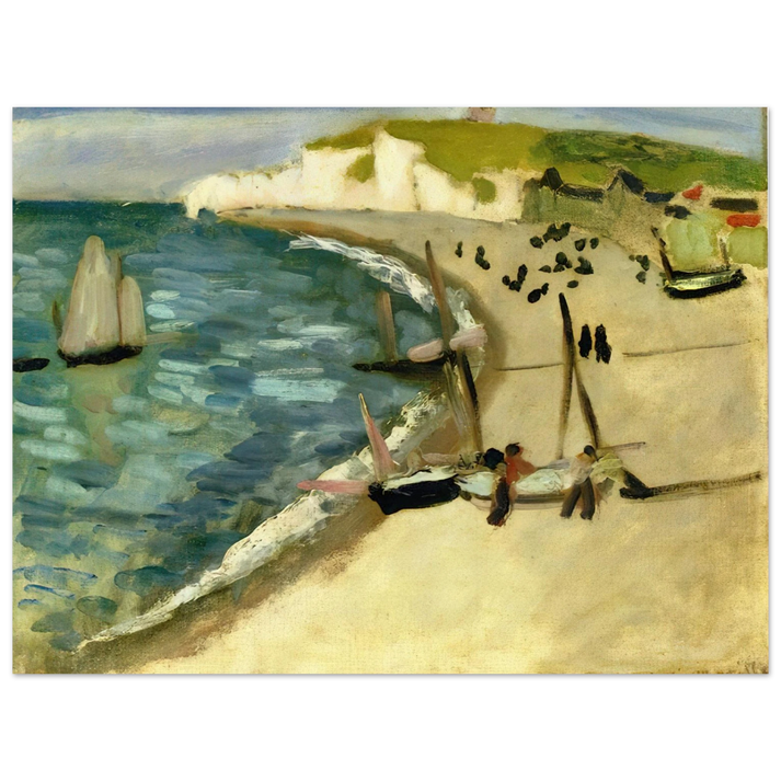 Henri Matisse - AHT AMONT CLIFFS AT ETRETAT 1920 75x100 cm / 30x40inches Fine Art Poster