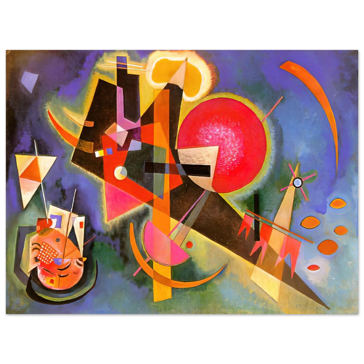 Wassily Kandinsky - IN BLUE 1925 75x100 cm / 30x40inches Fine Art Poster