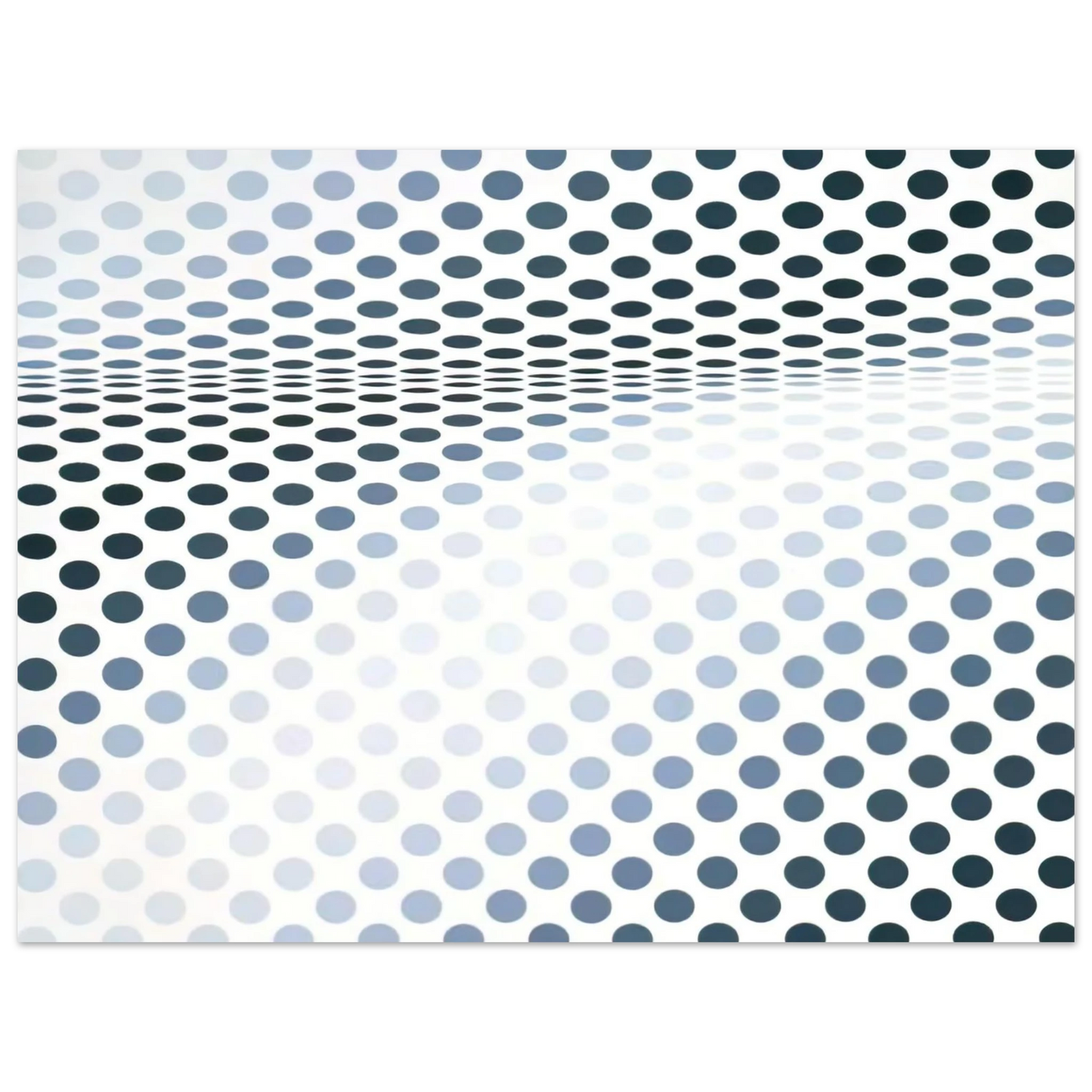 Bridget Riley - HESITATE 1964 75x100 cm / 30x40inches Fine Art Poster