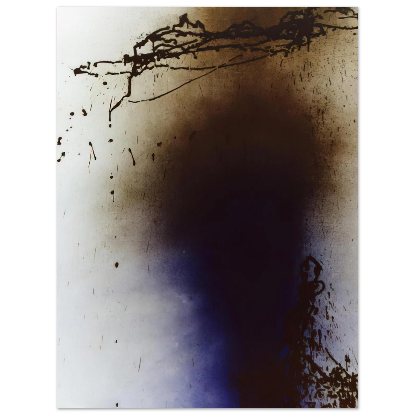 Hans Hartung - Untitled T1989-U11 - 1989 75x100 cm / 30x40inches Fine Art Poster