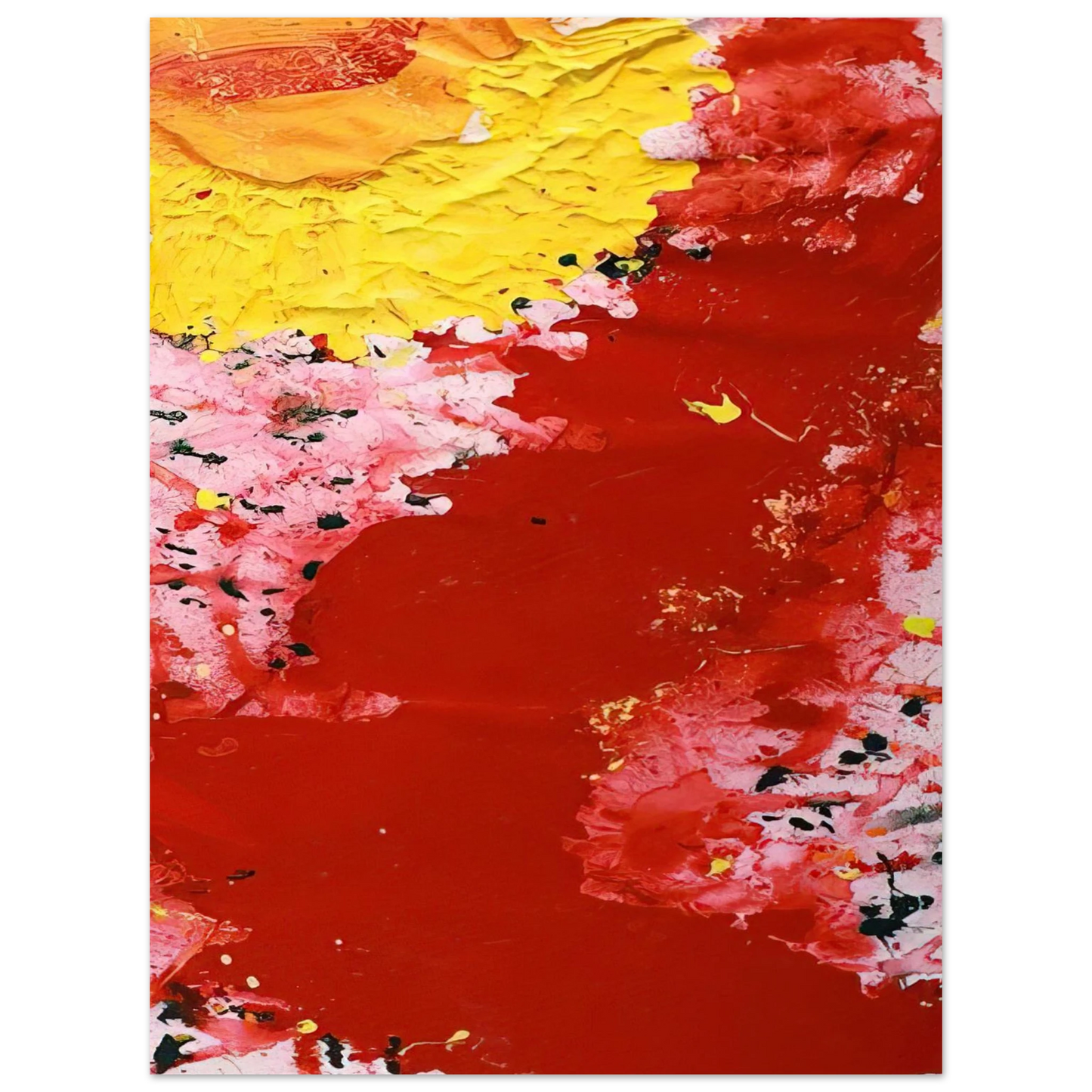 Sam Francis - Hommage a Vincent van Gogh 75x100 cm / 30x40inches Fine Art Poster