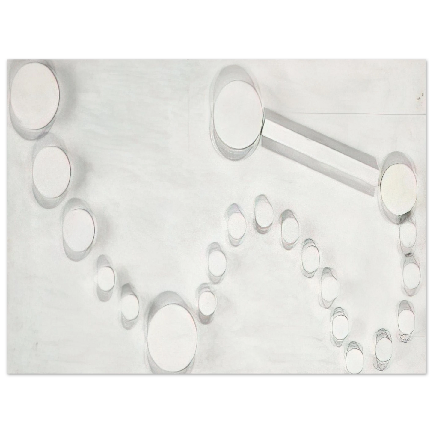 Lolo Soldevilla - Untitled - Concretism 1 75x100 cm / 30x40inches Fine Art Poster
