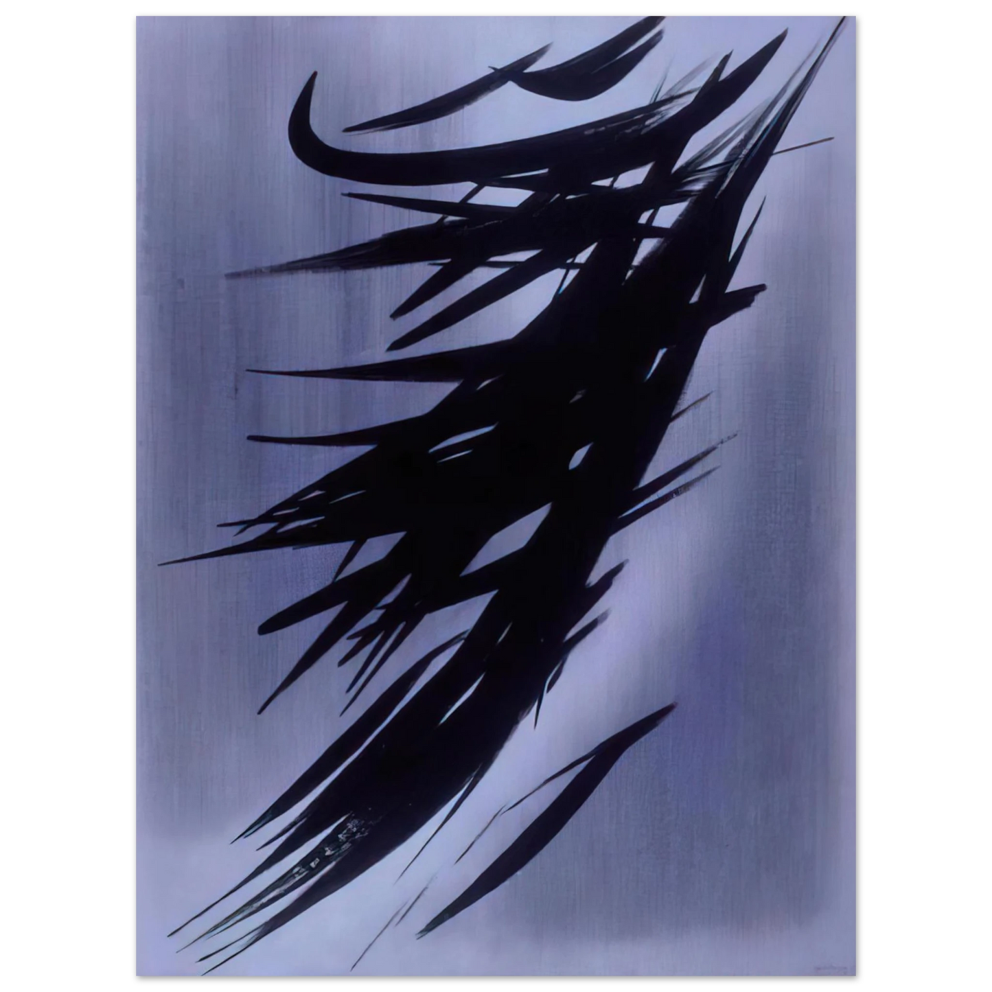 Hans Hartung - Untitled T1958-3 - 1958 75x100 cm / 30x40inches Fine Art Poster