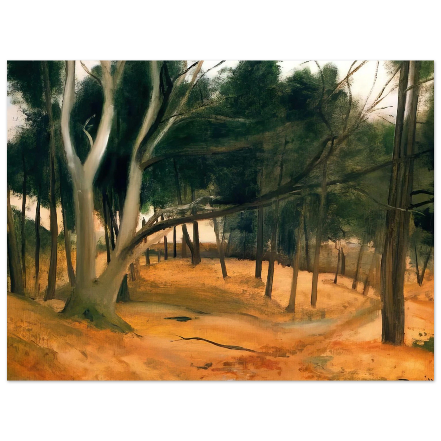Andre Derain - THE PATH OF FOREST 1928 75x100 cm / 30x40inches Fine Art Poster