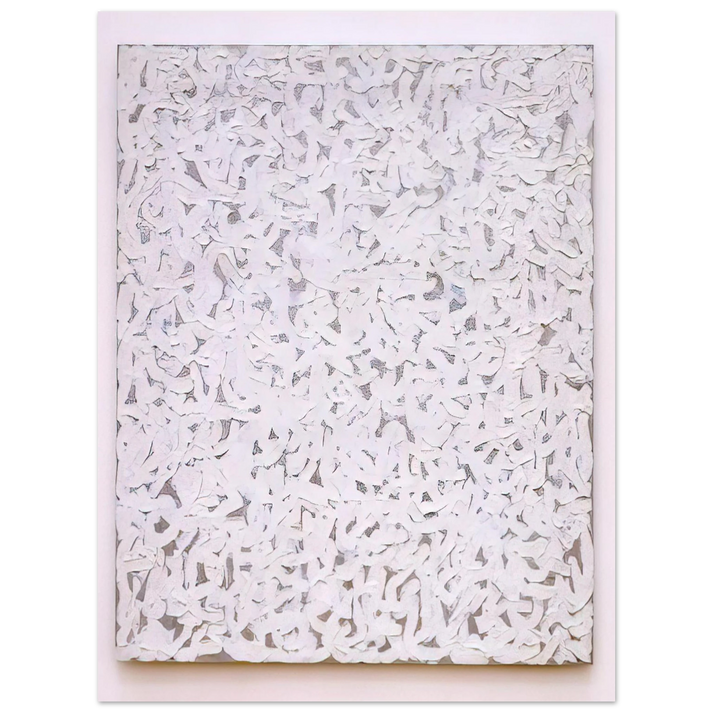 Robert Ryman - Points - 1963 75x100 cm / 30x40inches Fine Art Poster