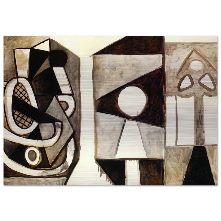 Armchair California - Pablo Picasso Brushed Aluminum Print - 70x100 cm / 28x40 inches | Pablo Picasso Aluminum Print | Pablo Picasso Prints