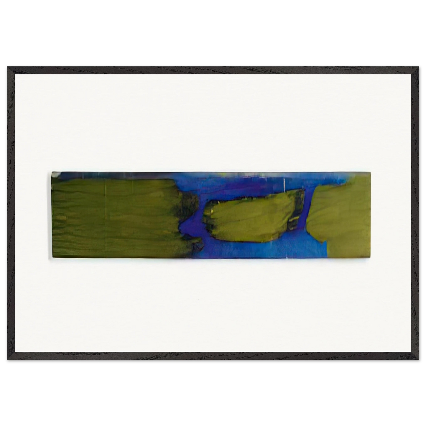 Ohne Titel - 1964 - Blinky Palermo 70x100 cm / 28x40 inches Framed Art Print – Black Wooden Frame