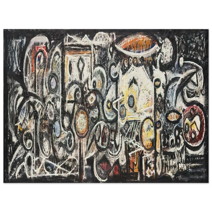 Richard Pousette-Dart - Fugue Number 2 - 1943 75x100 cm / 30x40inches Fine Art Poster