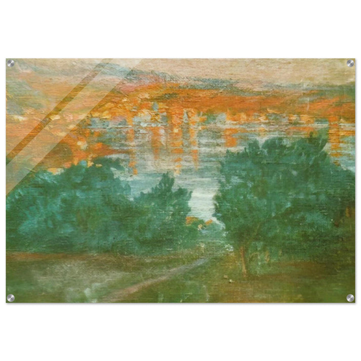 LANDSCAPE CADAQUES - Salvador Dali Acrylic Print - 70x100 cm / 28x40″ inches