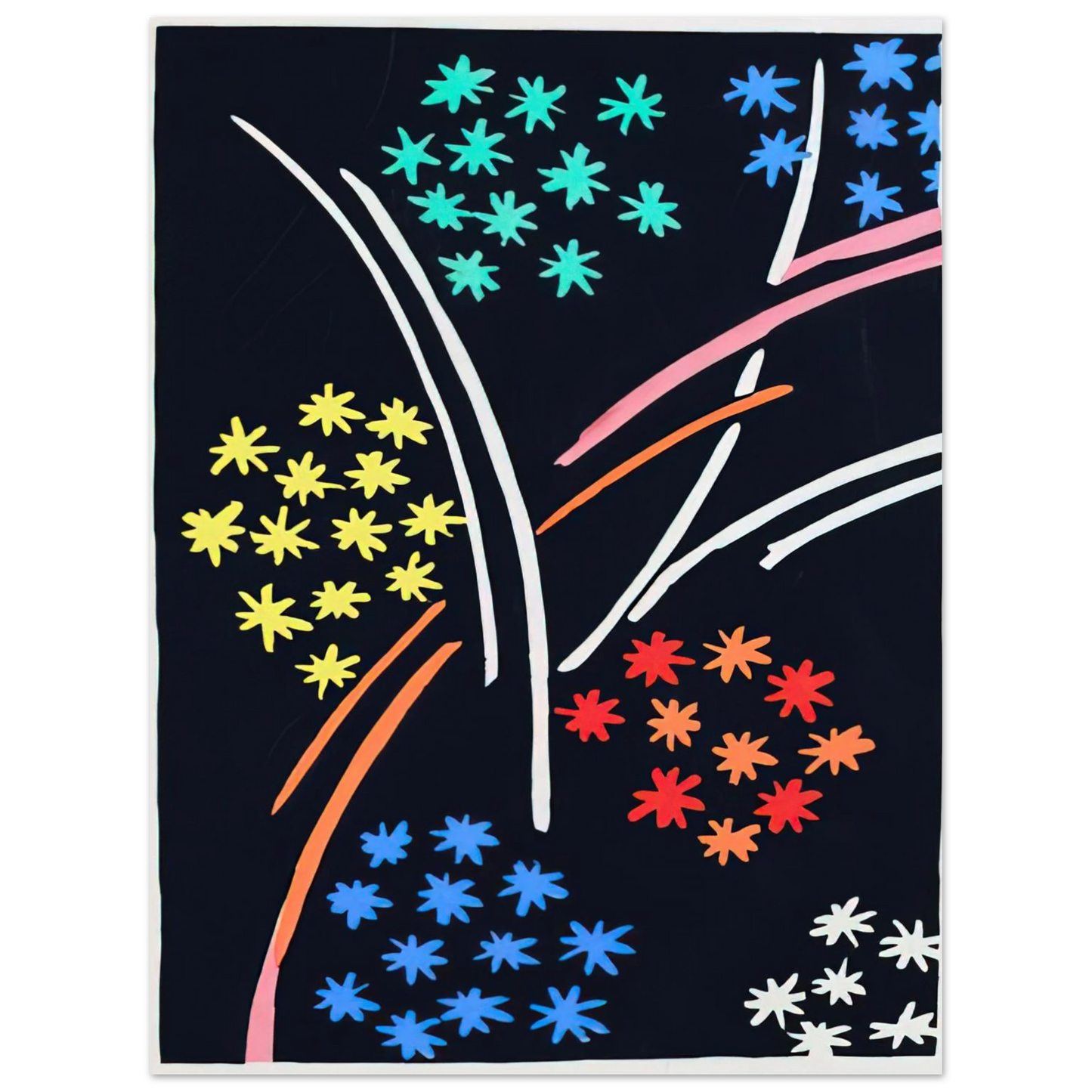 Sonia Delaunay - COMPOSITION 35 75x100 cm / 30x40inches Fine Art Poster