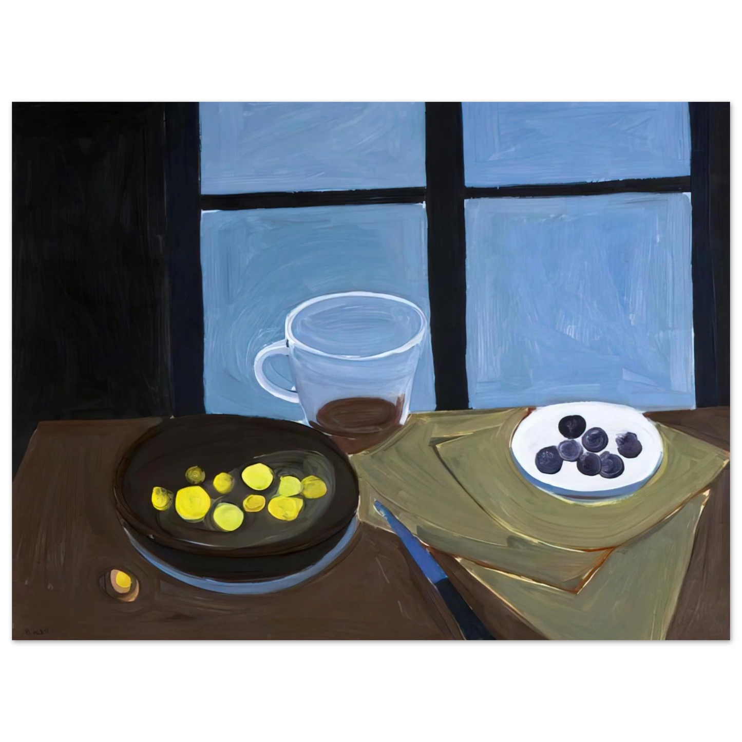 William Scott - Still Life - 1949 75x100 cm / 30x40inches Fine Art Poster