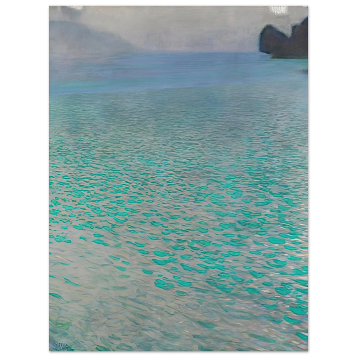 Gustav Klimt - ATTERSEE 1900 75x100 cm / 30x40inches Fine Art Poster