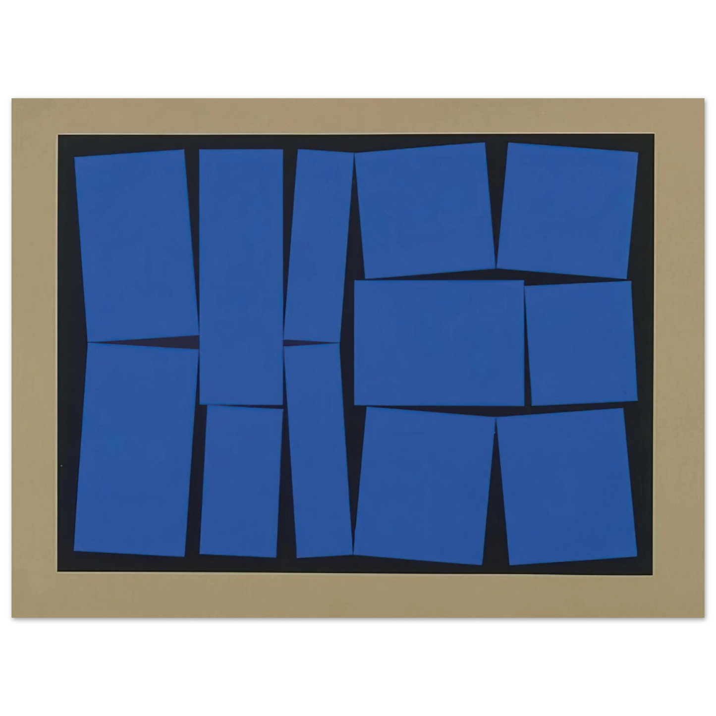 Helio Oiticica - Metaesquema 19 - 1958 75x100 cm / 30x40inches Fine Art Poster