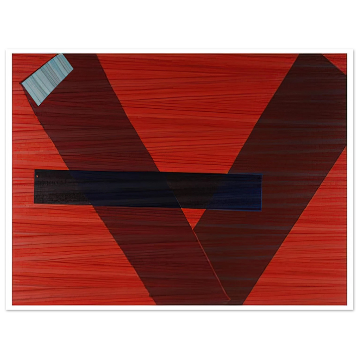 Sam Gilliam - Blue Line 75x100 cm / 30x40inches Fine Art Poster