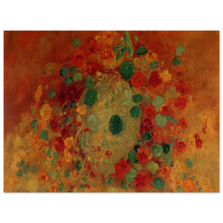 Odilon Redon - NASTURTIUMS 75x100 cm / 30x40inches Fine Art Poster