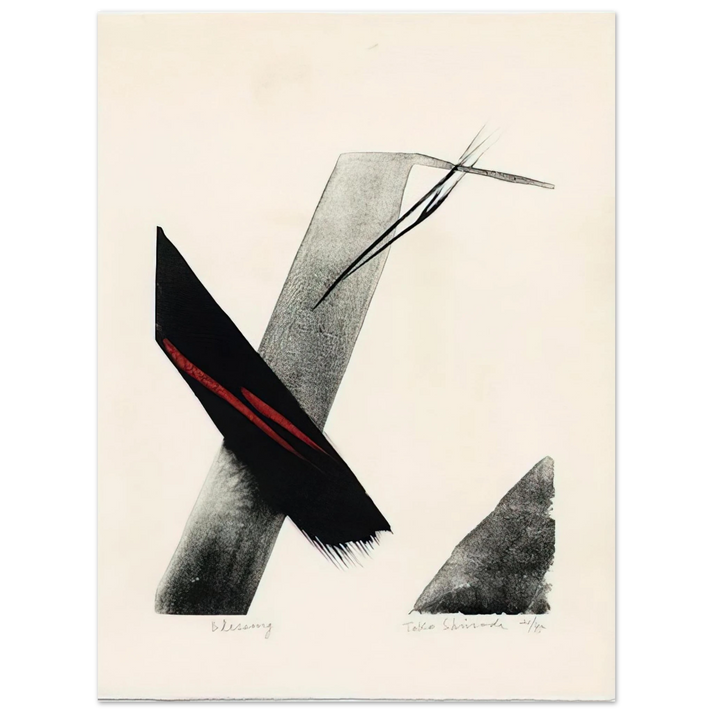 Toko Shinoda - Blessing - 1983 75x100 cm / 30x40inches Fine Art Poster