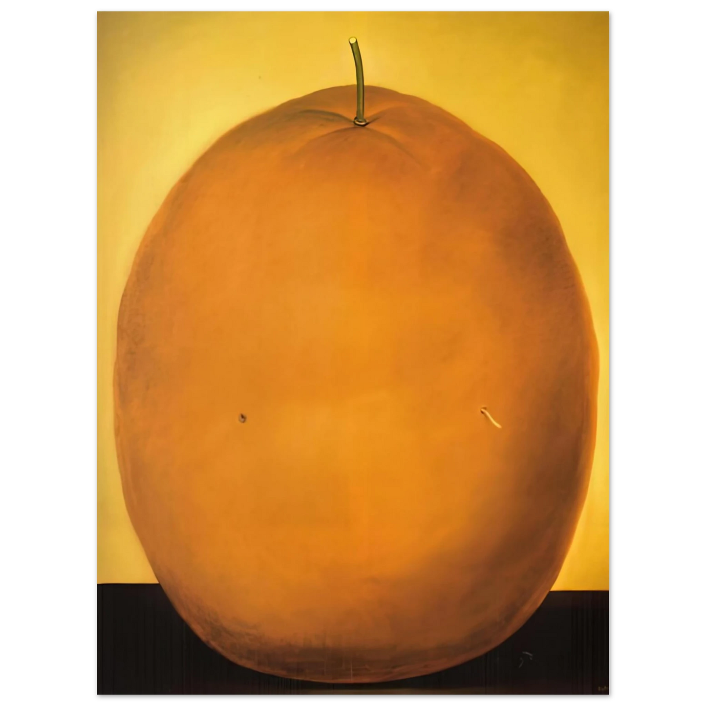 Fernando Botero - ORANGE 75x100 cm / 30x40inches Fine Art Poster