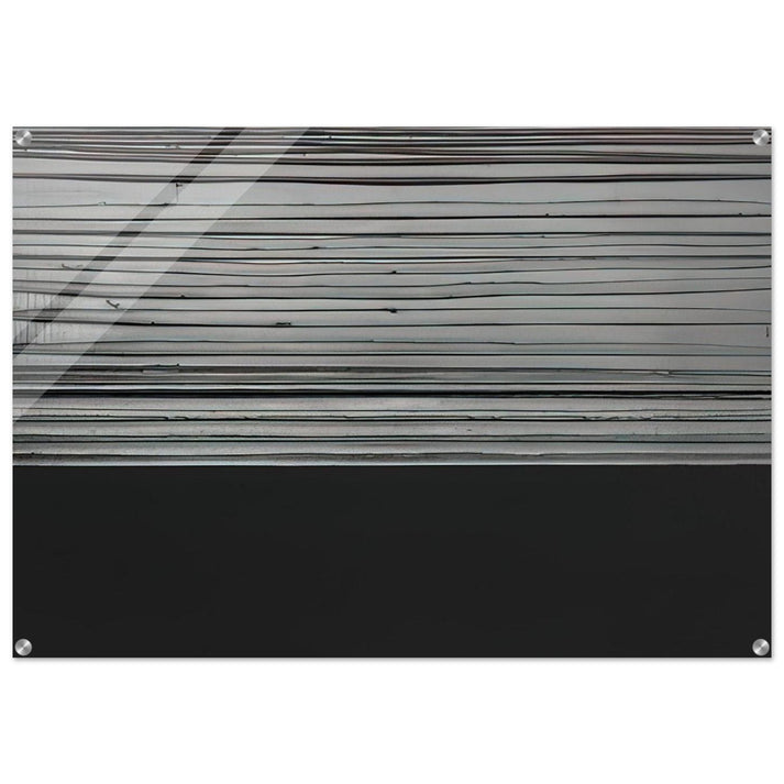 Peinture 12 November 2008 diptyque - 2008 - Pierre Soulages Acrylic Print - 70x100 cm / 28x40″ inches