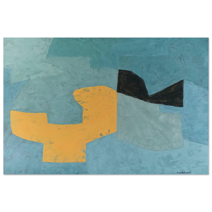 Composition - 1955 - Serge Poliakoff Art Prints - 100x150 cm / 40x60″ inches | Serge Poliakoff Poster | Serge Poliakoff Prints
