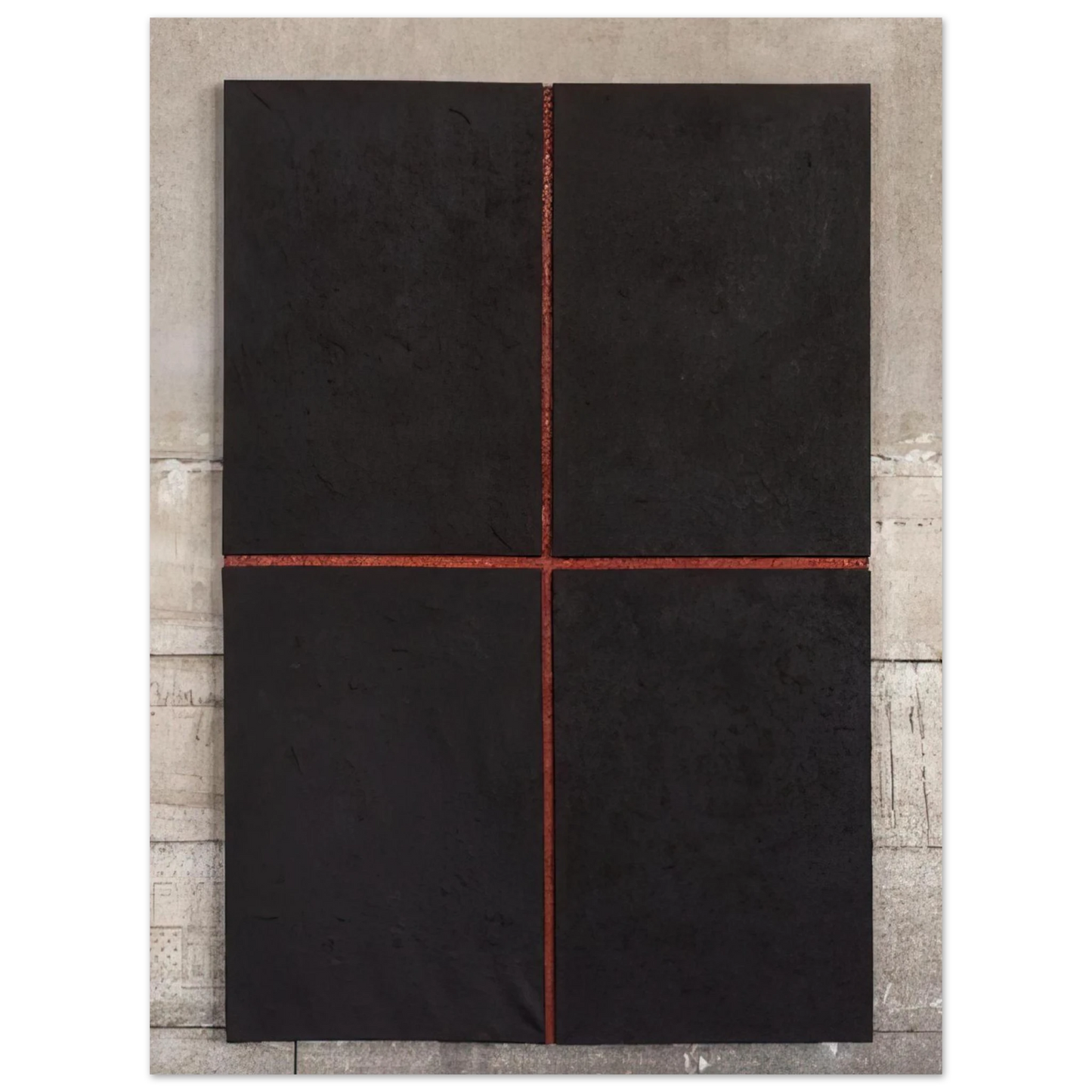 Donald Judd - Untitled First Relief - 1961 75x100 cm / 30x40inches Fine Art Poster