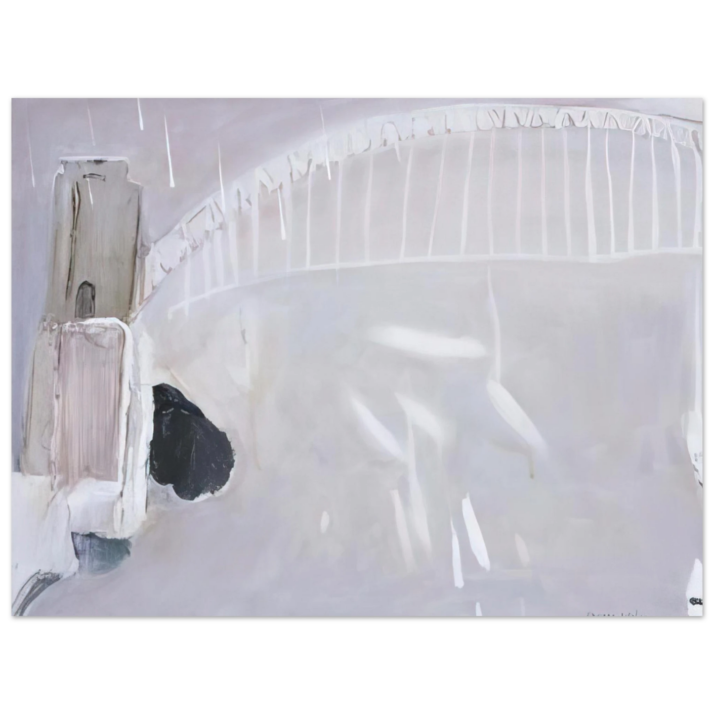 Brett Whiteley - Lavender Bay in the Rain - Neo-Expressionism 75x100 cm / 30x40inches Fine Art Poster