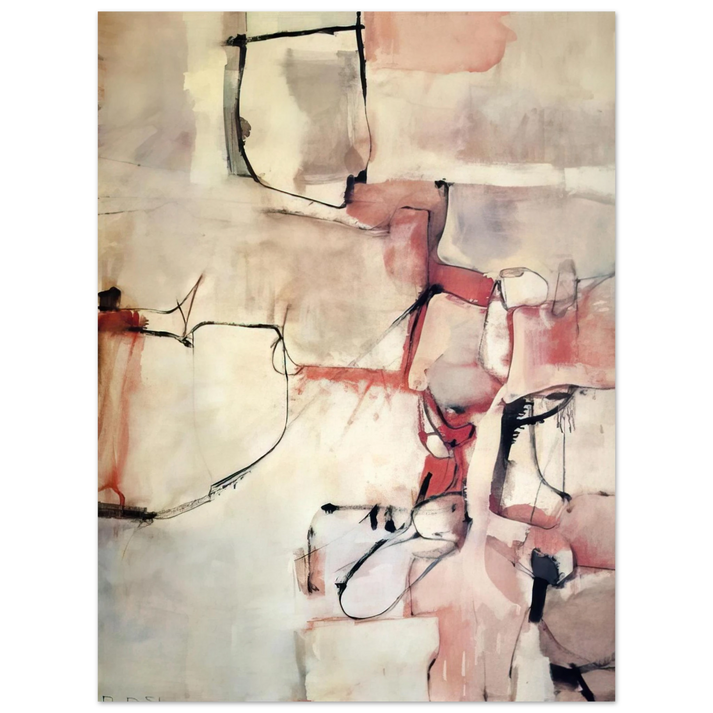 Richard Diebenkorn - Albuquerque #3 75x100 cm / 30x40inches Fine Art Poster