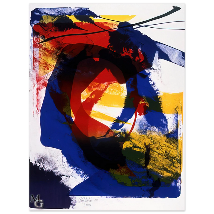 Paul Jenkins - Distance Finding Mozart 75x100 cm / 30x40inches Fine Art Poster