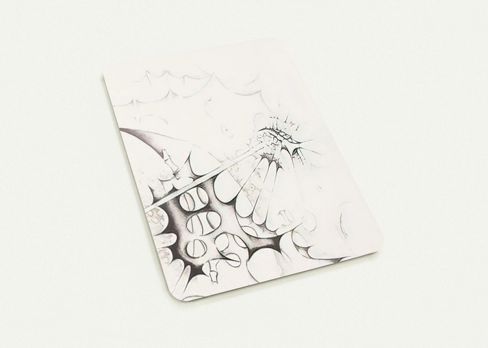 PIRATES 1982 By Lee Bontecou Pack of 10 Post Cards | Lee Bontecou Post Cards | A6 (10.5 x 14.8 cm) - 4.1 x 5.8 inches