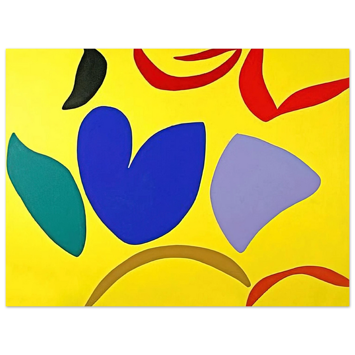 Ray Parker - M-yellow - 1965 75x100 cm / 30x40inches Fine Art Poster