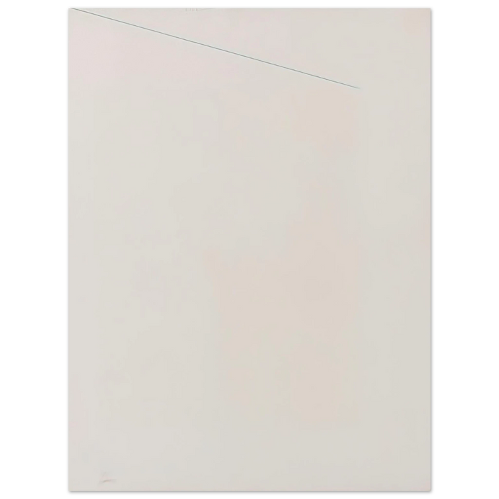 Robert Ryman - Blue Line - Minimalism 75x100 cm / 30x40inches Fine Art Poster