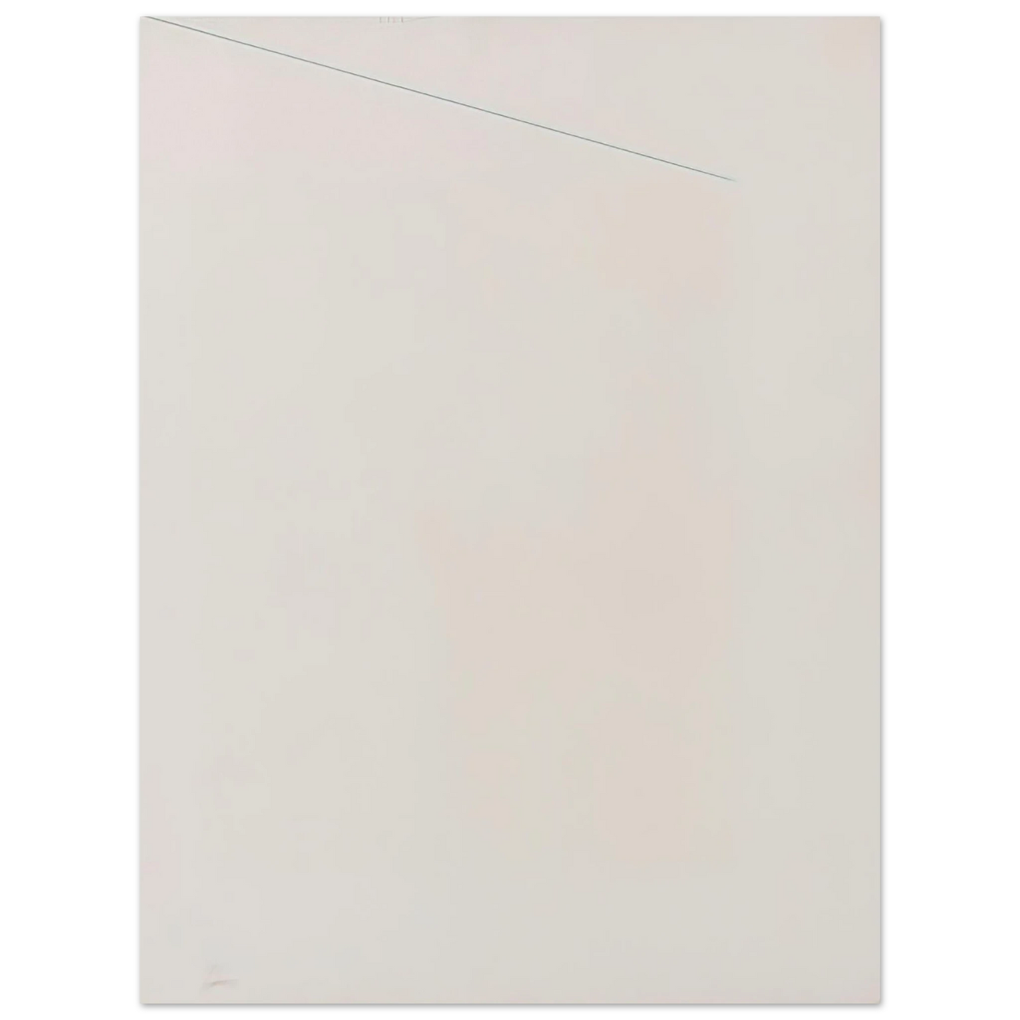 Robert Ryman - Blue Line - Minimalism 75x100 cm / 30x40inches Fine Art Poster