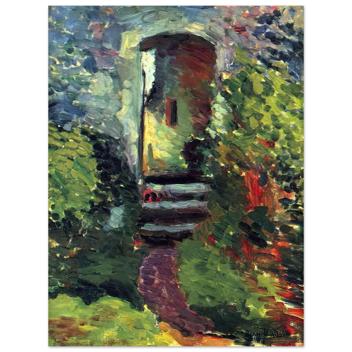Henri Matisse - THE LITTLE GATE OF THE OLD MILL 1898 75x100 cm / 30x40inches Fine Art Poster